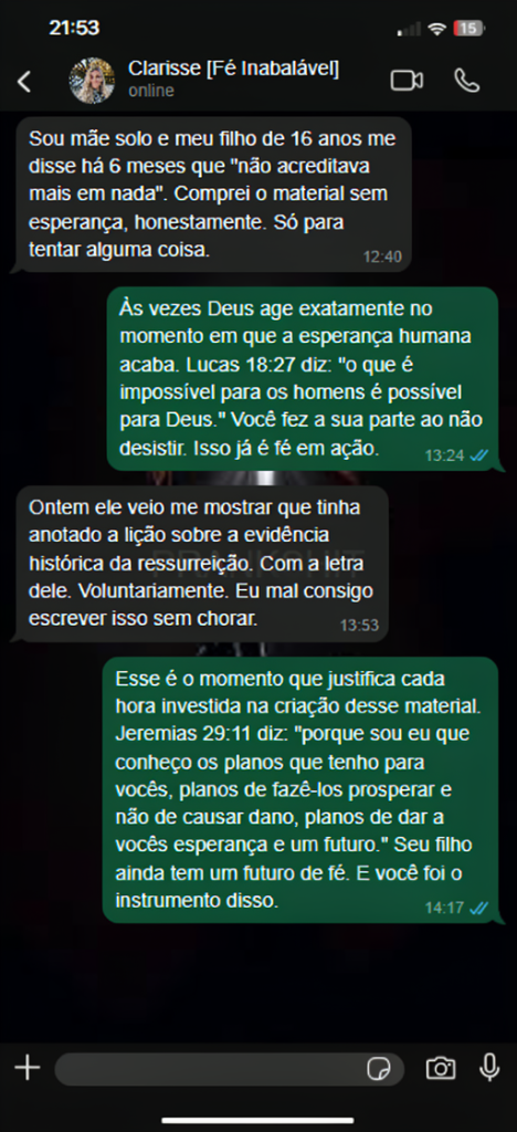 Depoimento Clarisse