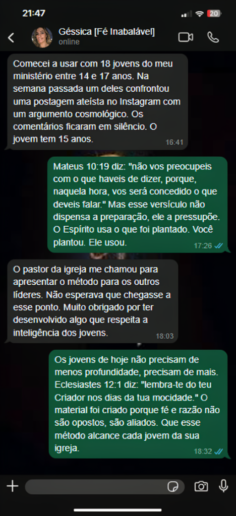 Depoimento Gessica